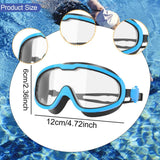 Maxbell Swimming Goggles Clear View Swimming Glasses for Women Men Youth Adults Kids Blue Black