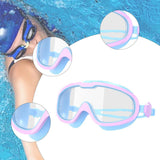 Maxbell Swimming Goggles Clear View Swimming Glasses for Women Men Youth Adults Kids Blue Purple