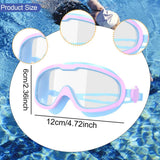 Maxbell Swimming Goggles Clear View Swimming Glasses for Women Men Youth Adults Kids Blue Purple