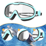 Maxbell Swimming Goggles Clear View Swimming Glasses for Women Men Youth Adults Kids Green Black