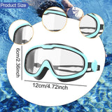 Maxbell Swimming Goggles Clear View Swimming Glasses for Women Men Youth Adults Kids Green Black