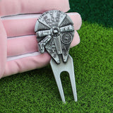 Maxbell Golf Divot Repair Tool Lightweight Sports Women Men Gift Beginners Accessory Antique Tin Color