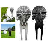 Maxbell Golf Divot Repair Tool Lightweight Sports Women Men Gift Beginners Accessory Antique Tin Color