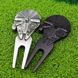 Maxbell Golf Divot Repair Tool Lightweight Sports Women Men Gift Beginners Accessory Antique Tin Color