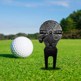 Maxbell Golf Divot Repair Tool Lightweight Sports Women Men Gift Beginners Accessory Black