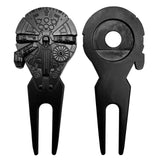 Maxbell Golf Divot Repair Tool Lightweight Sports Women Men Gift Beginners Accessory Black