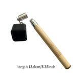 Maxbell Wooden Cue Chalk Holder Non Slip Cue Hat for Billiards Player Entertainment