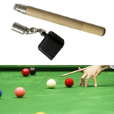 Maxbell Wooden Cue Chalk Holder Non Slip Cue Hat for Billiards Player Entertainment