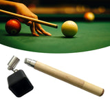 Maxbell Wooden Cue Chalk Holder Non Slip Cue Hat for Billiards Player Entertainment