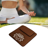 Maxbell Meditation Cushion Seat Yoga Seating Square Nonslip Bedroom Floor Pillow Set Coffee