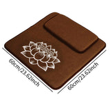 Maxbell Meditation Cushion Seat Yoga Seating Square Nonslip Bedroom Floor Pillow Set Coffee