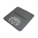 Maxbell Meditation Cushion Seat Yoga Seating Square Nonslip Bedroom Floor Pillow Set Gray