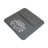 Maxbell Meditation Cushion Seat Yoga Seating Square Nonslip Bedroom Floor Pillow Set Gray