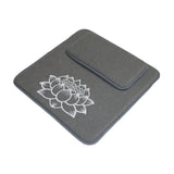 Maxbell Meditation Cushion Seat Yoga Seating Square Nonslip Bedroom Floor Pillow Set Gray