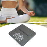 Maxbell Meditation Cushion Seat Yoga Seating Square Nonslip Bedroom Floor Pillow Set Gray