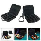 Maxbell Pool Ball Case Zipper Billiard Carrying Bag for Equipment Travel Tournaments Without strap