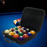 Maxbell Pool Ball Case Zipper Billiard Carrying Bag for Equipment Travel Tournaments Without strap