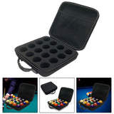 Maxbell Pool Ball Case Zipper Billiard Carrying Bag for Equipment Travel Tournaments Without strap