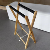 Maxbell Badminton Racquet Storage Rack Tennis Racket Holder for Garages Stadium Wood