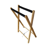 Maxbell Badminton Racquet Storage Rack Tennis Racket Holder for Garages Stadium Wood