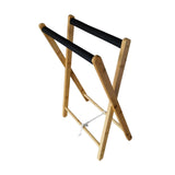 Maxbell Badminton Racquet Storage Rack Tennis Racket Holder for Garages Stadium Wood
