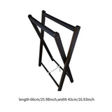 Maxbell Badminton Racquet Storage Rack Tennis Racket Holder for Garages Stadium Dark Brown