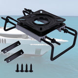 Maxbell Boat Swivel Seat Base Pontoon Seat Slide Track for Speedboat Yacht Boat