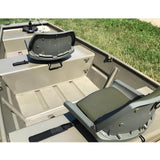 Maxbell Boat Swivel Seat Base Pontoon Seat Slide Track for Speedboat Yacht Boat