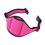 Maxbell Microphone Belt Bag Protector Microphone Holder for Running Exercise Theatre Rose Red