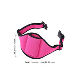 Maxbell Microphone Belt Bag Protector Microphone Holder for Running Exercise Theatre Rose Red