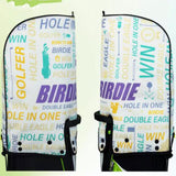 Maxbell Golf Bag Cover Rainproof Lightweight Dustproof Waterproof for Golf Stand Bag White