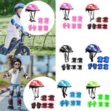 Maxbell Kids Bike Helmet Set Portable for Skateboarding Outdoor Sports Rollerblading Pink