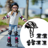 Maxbell Kids Bike Helmet Set Portable for Skateboarding Outdoor Sports Rollerblading Black