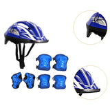 Maxbell Kids Bike Helmet Set Portable for Skateboarding Outdoor Sports Rollerblading Dark Blue