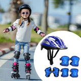 Maxbell Kids Bike Helmet Set Portable for Skateboarding Outdoor Sports Rollerblading Dark Blue