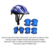 Maxbell Kids Bike Helmet Set Portable for Skateboarding Outdoor Sports Rollerblading Dark Blue