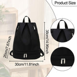 Maxbell Gym Backpack Dry and Wet Separation Adjustable Strap Beach Swimming Rucksack