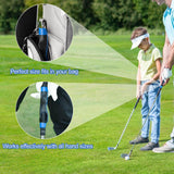 Maxbell Golf Grip Trainer Indoor Beginner Golf Training Grip for Speed Balance Blue