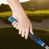 Maxbell Golf Grip Trainer Indoor Beginner Golf Training Grip for Speed Balance Blue