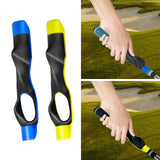 Maxbell Golf Grip Trainer Indoor Beginner Golf Training Grip for Speed Balance Blue