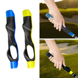 Maxbell Golf Grip Trainer Indoor Beginner Golf Training Grip for Speed Balance Blue