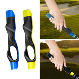 Maxbell Golf Grip Trainer Indoor Beginner Golf Training Grip for Speed Balance Blue