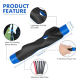 Maxbell Golf Grip Trainer Indoor Beginner Golf Training Grip for Speed Balance Blue