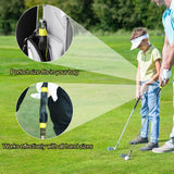 Maxbell Golf Grip Trainer Indoor Beginner Golf Training Grip for Speed Balance Yellow