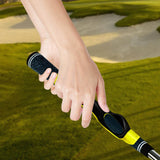 Maxbell Golf Grip Trainer Indoor Beginner Golf Training Grip for Speed Balance Yellow