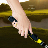 Maxbell Golf Grip Trainer Indoor Beginner Golf Training Grip for Speed Balance Yellow
