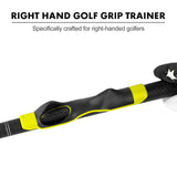 Maxbell Golf Grip Trainer Indoor Beginner Golf Training Grip for Speed Balance Yellow