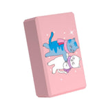 Maxbell Yoga Block Lightweight Gifts Yoga Accessories for Workout Body Building Dancing Cat