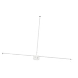 Maxbell Golf Alignment Stick Holder Gift Auxiliary Tool for Yard Golf Course Outdoor White