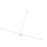 Maxbell Golf Alignment Stick Holder Gift Auxiliary Tool for Yard Golf Course Outdoor White